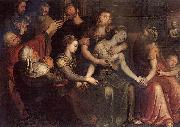Bernaert de Ryckere The Death of Lucretia oil painting